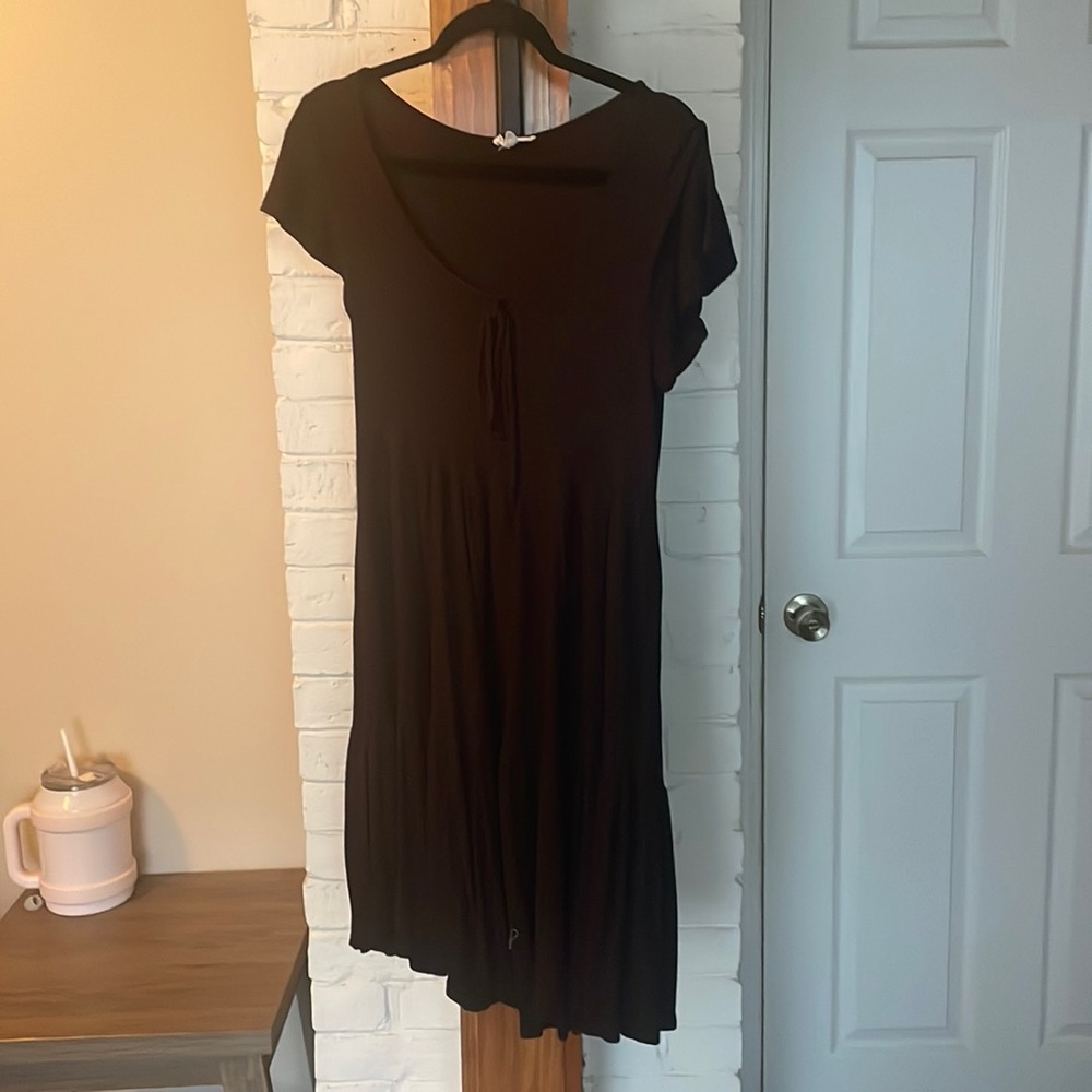 Black flowy dress